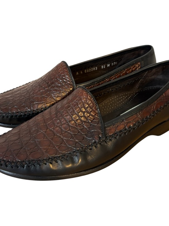 Cole Haan Bragano Genuine Crocodile Crafted Italy Loafers Shoes Men’s Size 9.5 M